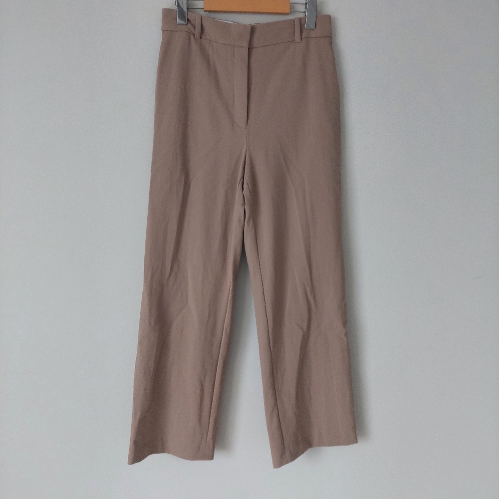 Aritzia Babaton Agency Pant - City Wool, Women's Size 8, Taupe, 95% Wool